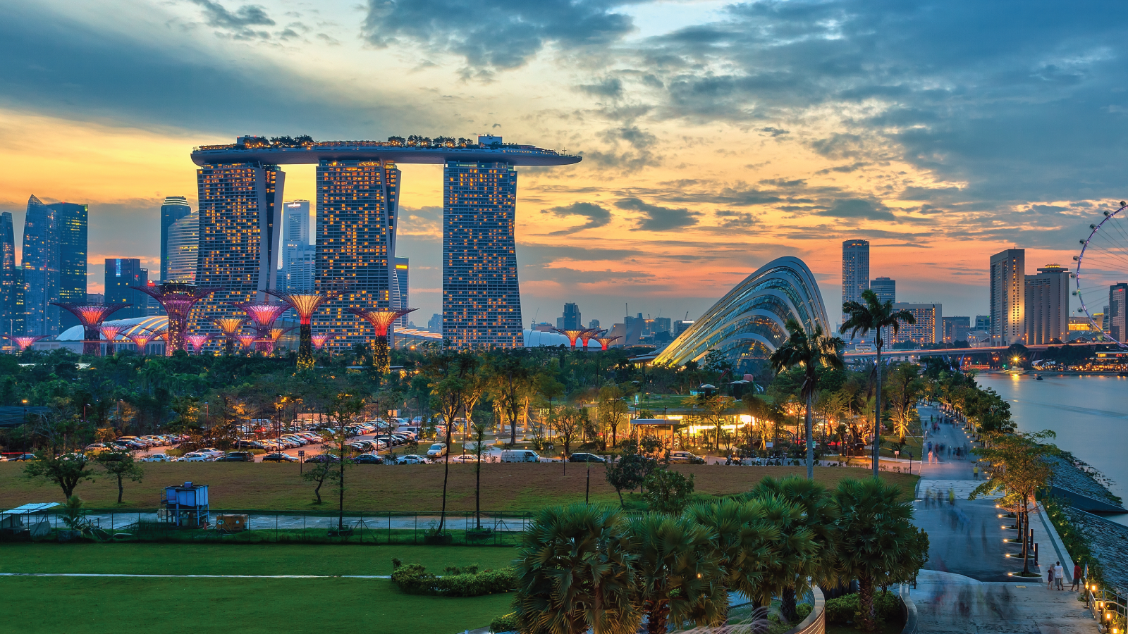 Singapore Skyline Photo